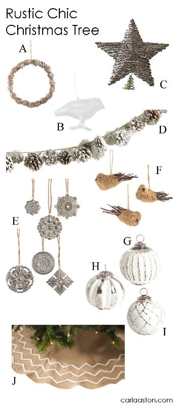 10 Must-Have Rustic Christmas Tree Decorations!
