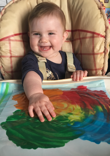 Peinture sans dégât pour bébé — Je suis une maman