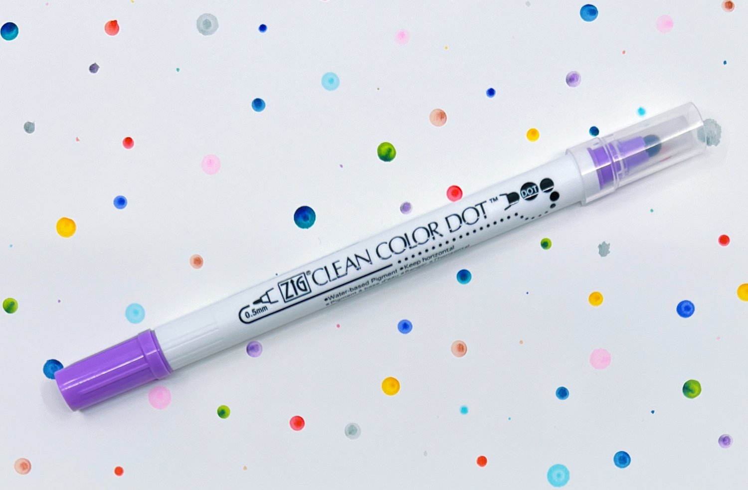 Zig Clean Color Dot Pens Review - The Happy Ever Crafter