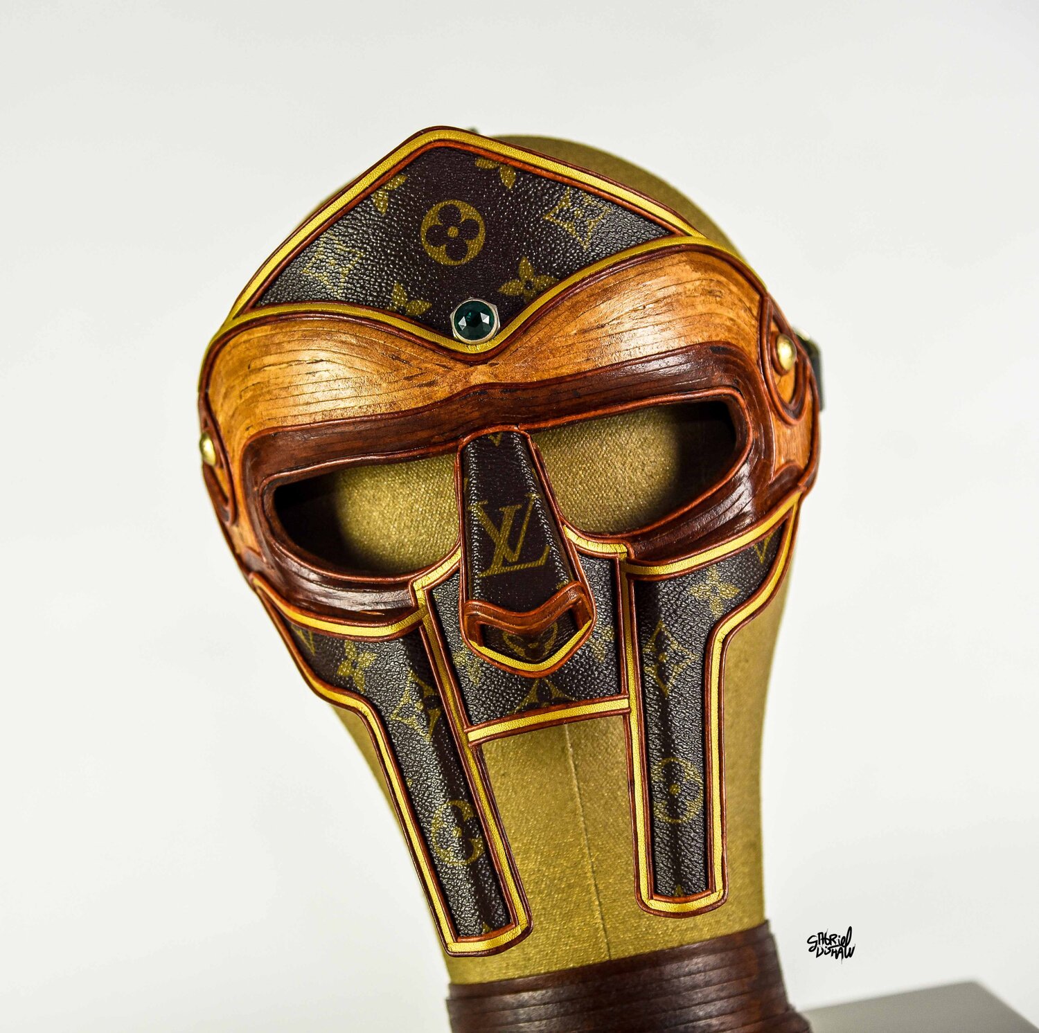 Louis Vuitton Inspired Mask