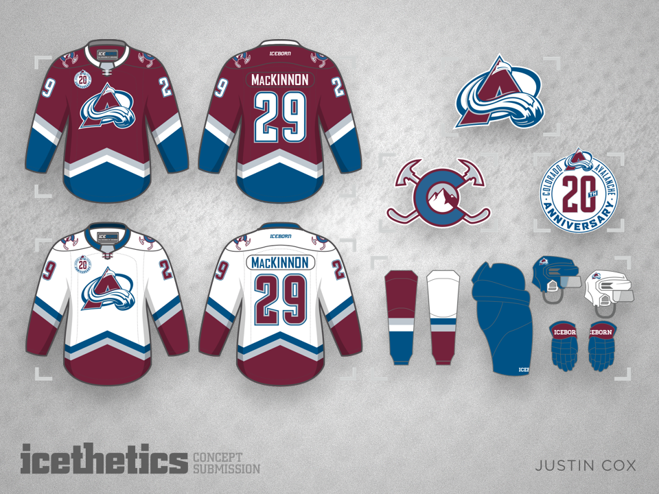 CD24 Design on Instagram: “Colorado Avalanche jersey concept, what should I  do next?”