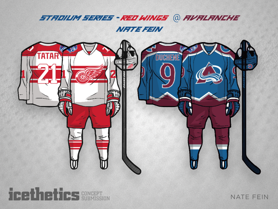 A Look at Red Wings-Avalanche Stadium Series Jerseys – SportsLogos