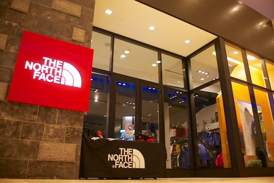 north face fashion mall