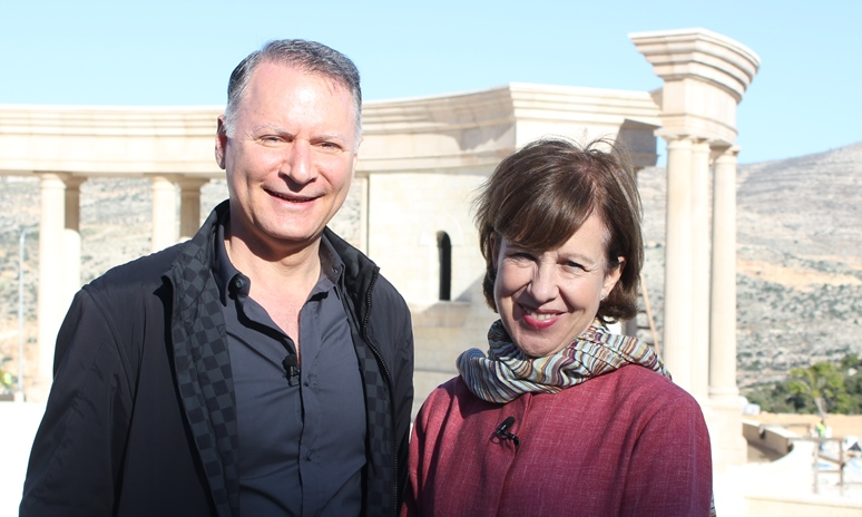 American-Palestinian multi-millionaire, Bashar Masri with the BBC's Lyse Doucet. image - supplied/BBC WorldwideANZ