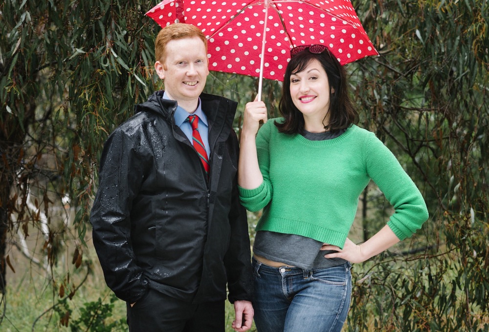 Luke McGregor and Celia Pacquola in Rosehaven image - supplied/ABCTV