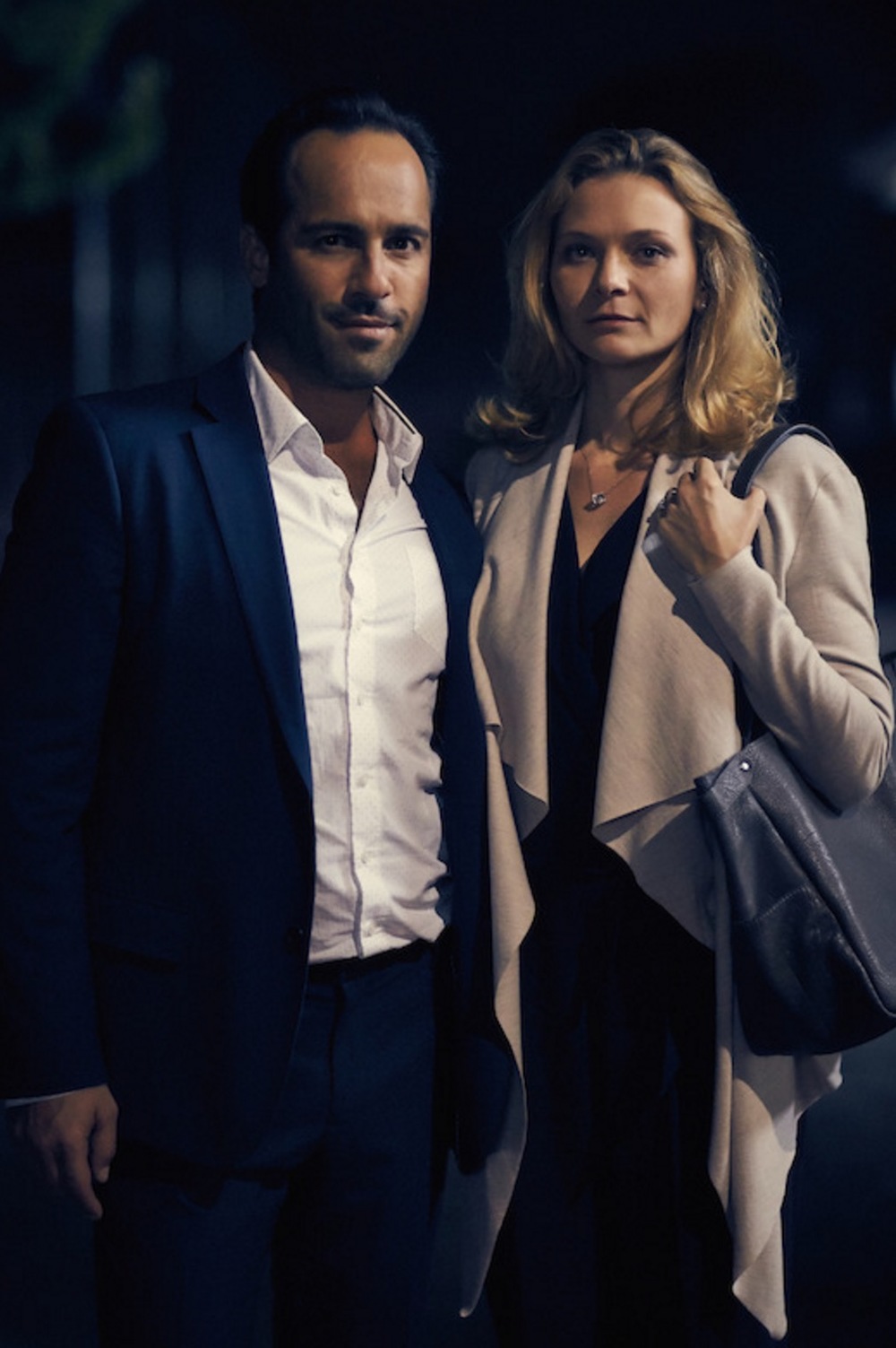Alex Dimitriades as Joe and Leeanna Walsman as Anna in STOA. Photo by Ben King. image - supplied/ABCTV