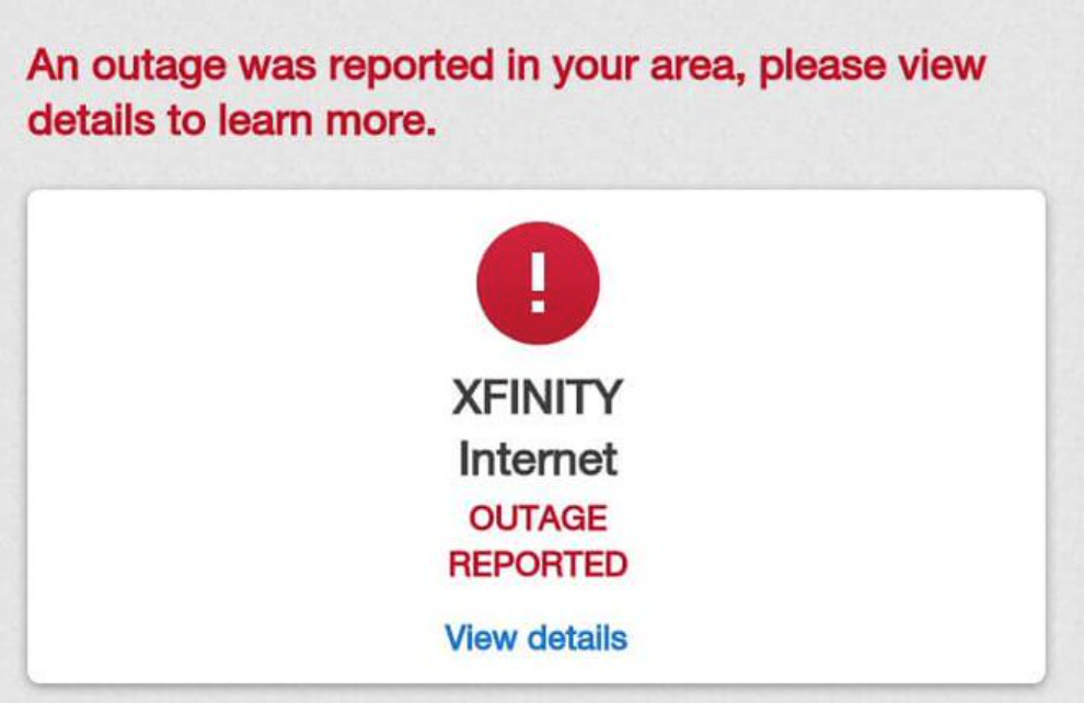 Image result for internet outage xfinity