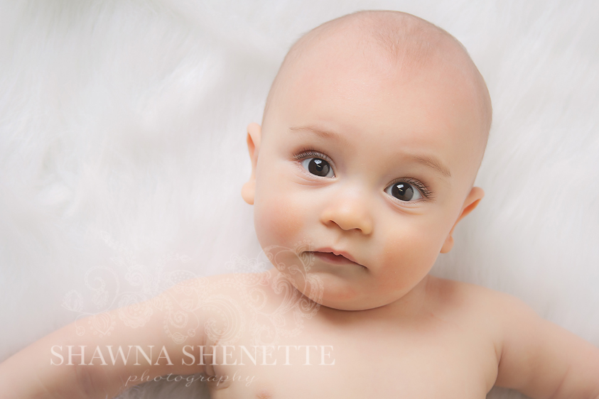 Massachusetts Child Baby Photographer 6-month boy Worcester Auburn Natural