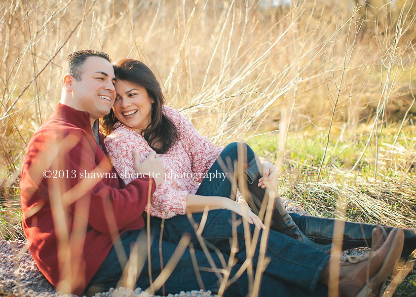 Massachusetts Photographer Couples Outdoor Millbury Auburn Engagement Photos 