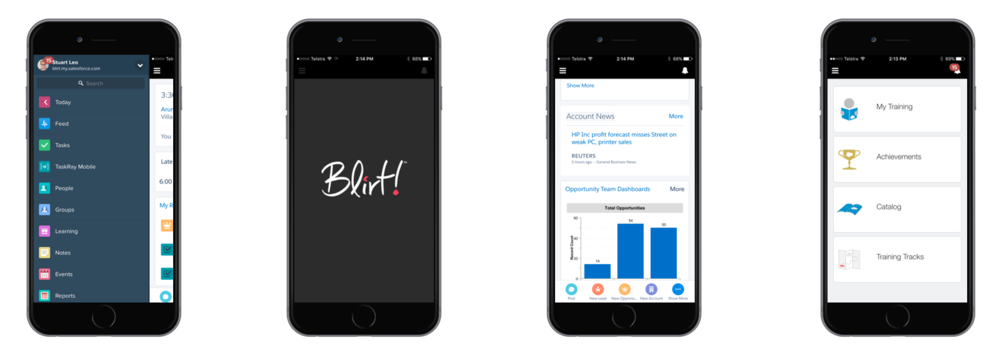  Salesforce CRM provides an adaptable and customisable mobile experience via Salesforce1 