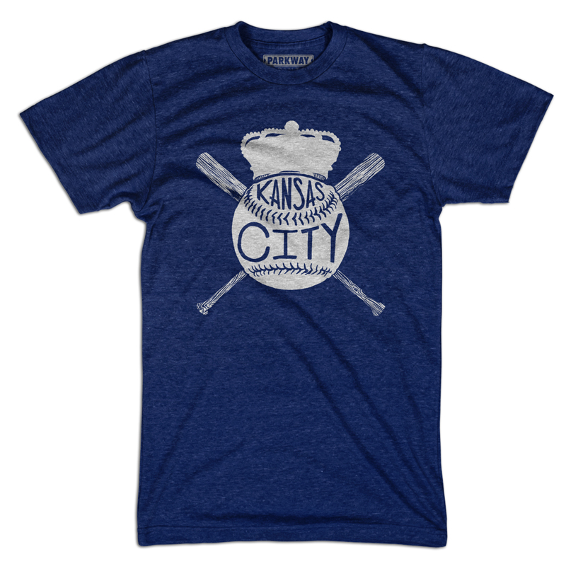 80s Royals Kansas City MLB Baseball Logo KC Crown t-shirt Small
