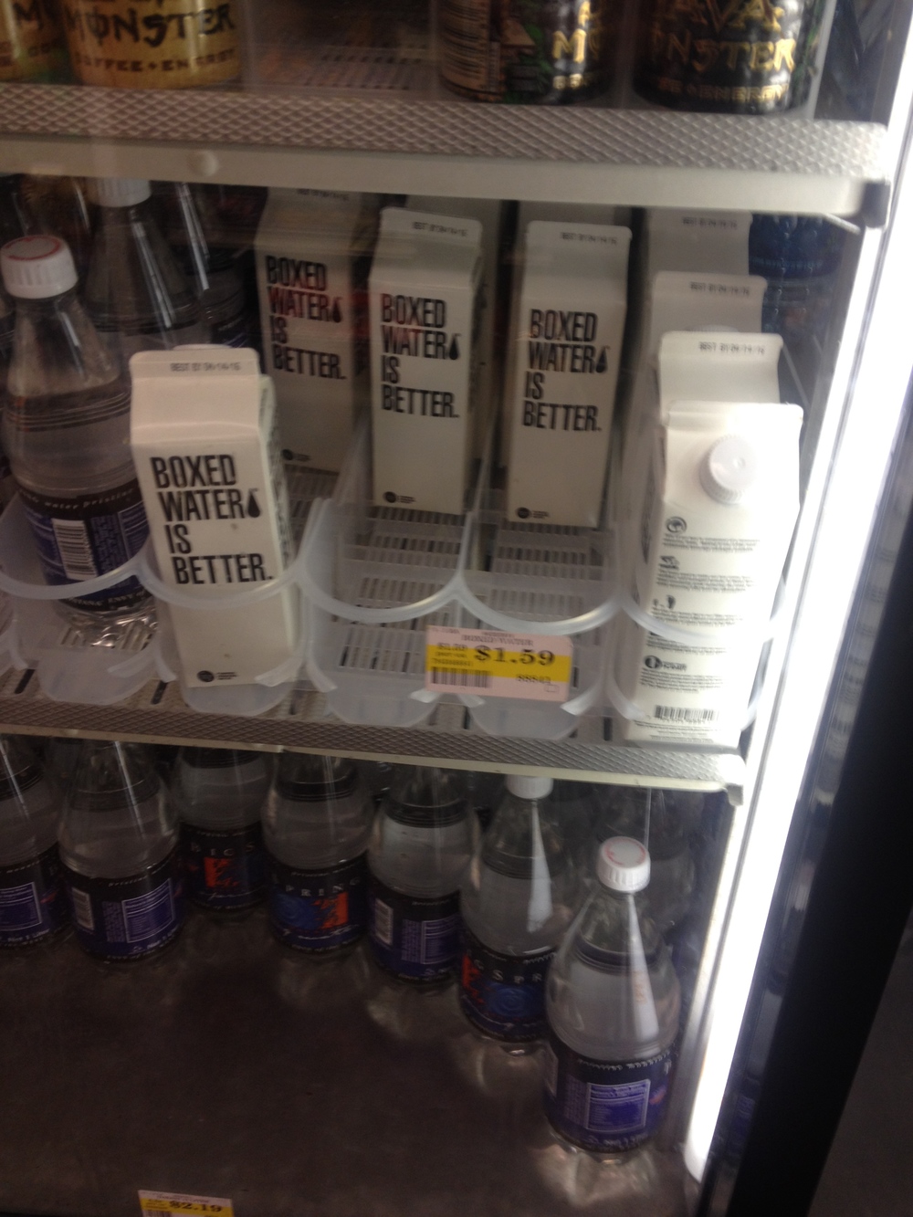  Have you ever heard of boxed water? 