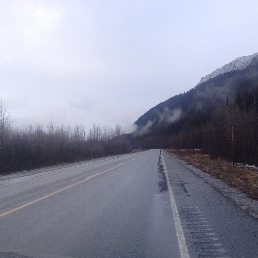 This is what we saw driving into Valdez, and it was pretty disconcerting...