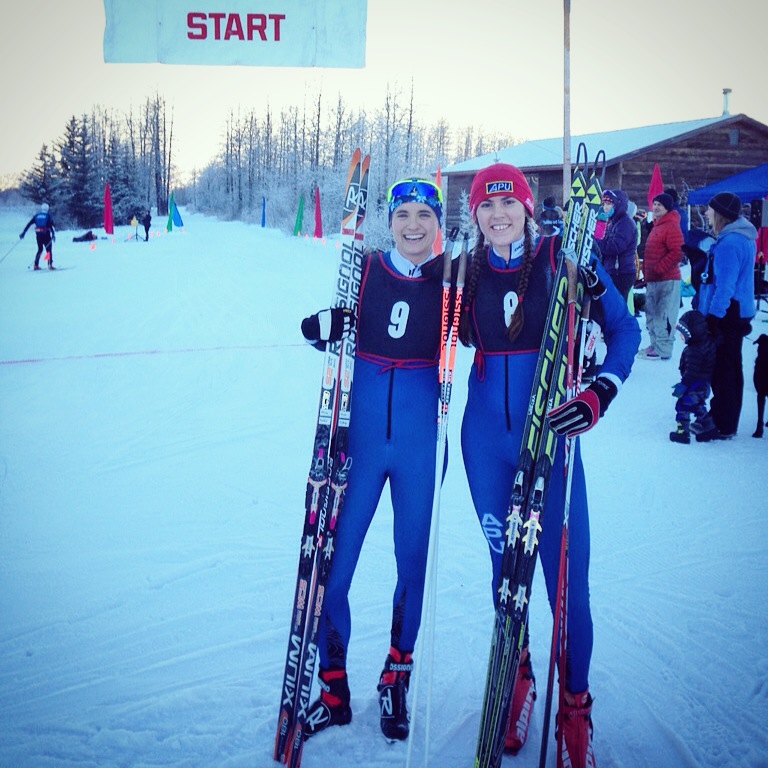 Lauren and I were pretty happy with the weekend!  ... even if our faces are a little too frozen for a big grin :)