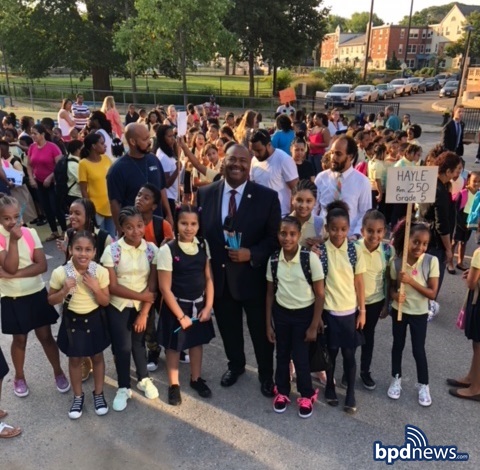 Bpd In The Community Commissioner Gross Welcomes Students On