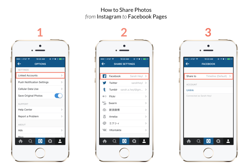 Hot to share photos on instagram