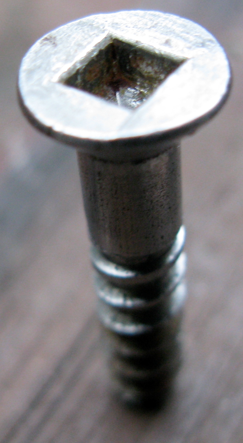 34. The Robertson screw - invented by P.L. Roberston. 