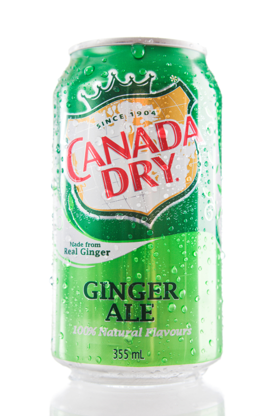 10. Canada Dry Ginger Ale - After hundreds of experiments, John J. McLaughlin achieved the perfect formula for his Ginger Ale in 1904.