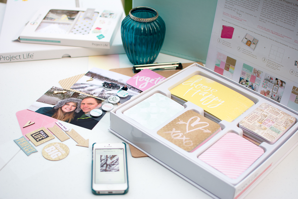 Heidi Swapp Edition Project Life Core Kit - Dreamy and some embellishments from MAMBI and Studio Calico