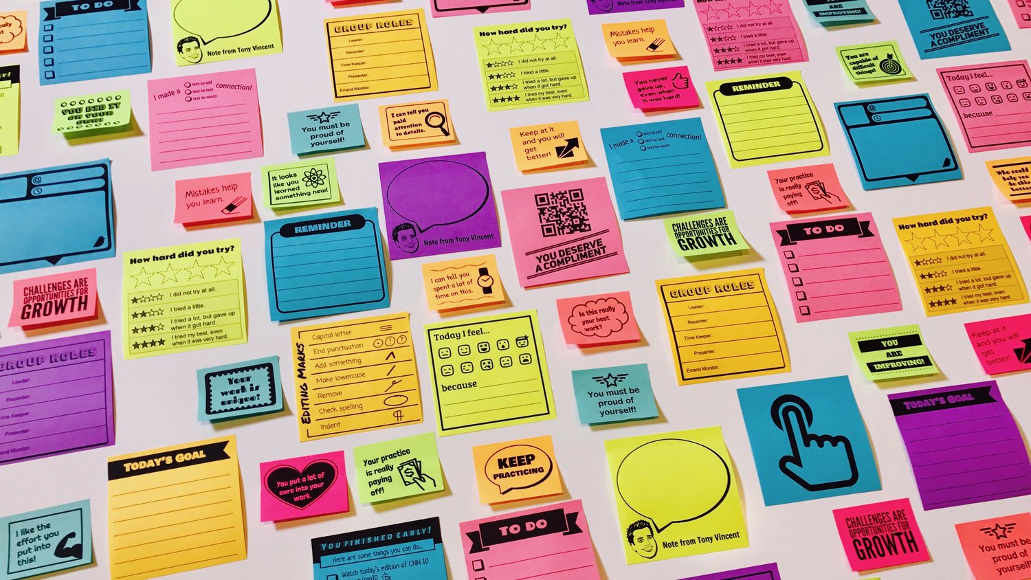 Print Custom Sticky Notes with Google Slides — Learning in Hand For Printable Post It Notes Template