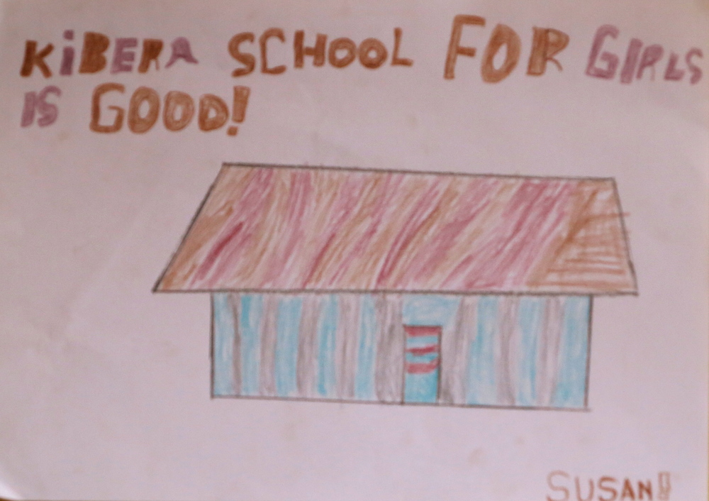 Kibera School for Girls is good! By Susan, 3rd Grade