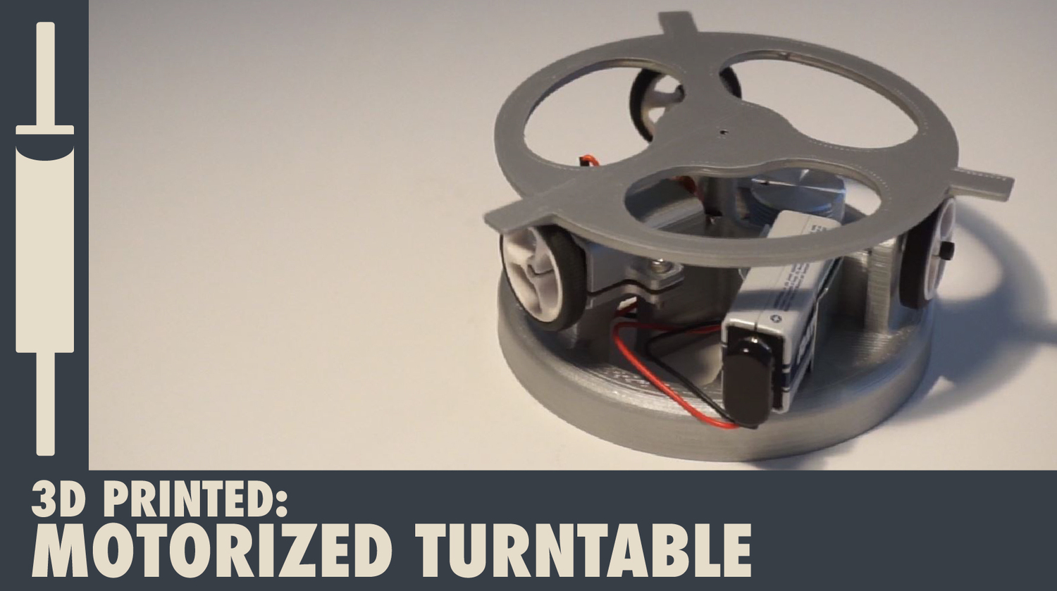 3D Printed Motorized Turntable (Lazy Susan) — Diode Press