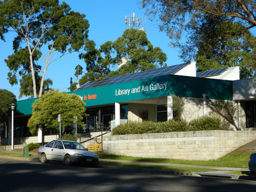 Bega Library with it's new solar panels. Photo by Billy Haworth