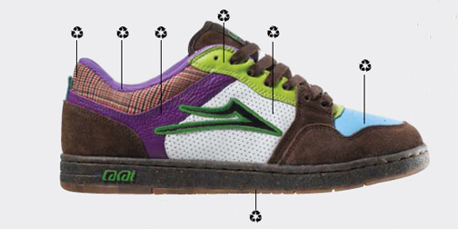 Lakai Recycled Shoes — One Floor Up
