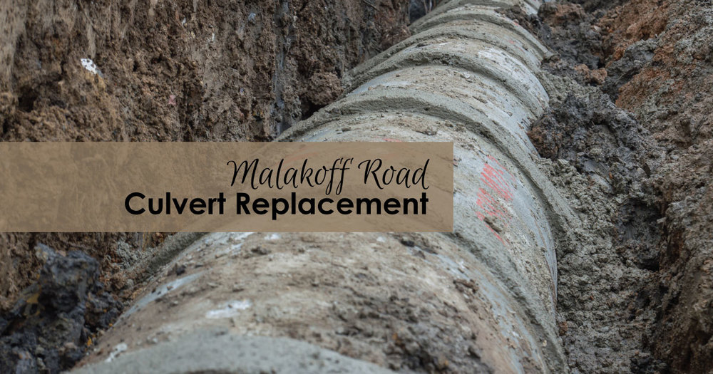 Malakoff Road culvert replacement