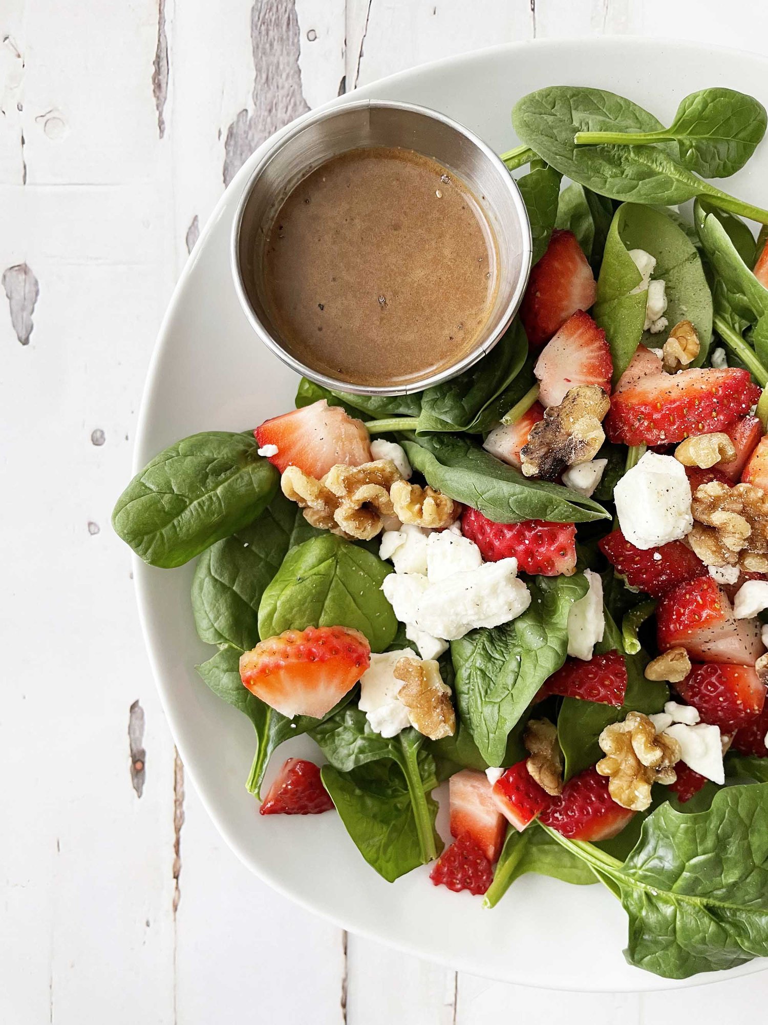 Spinach & Strawberry Salad — The Skinny Fork