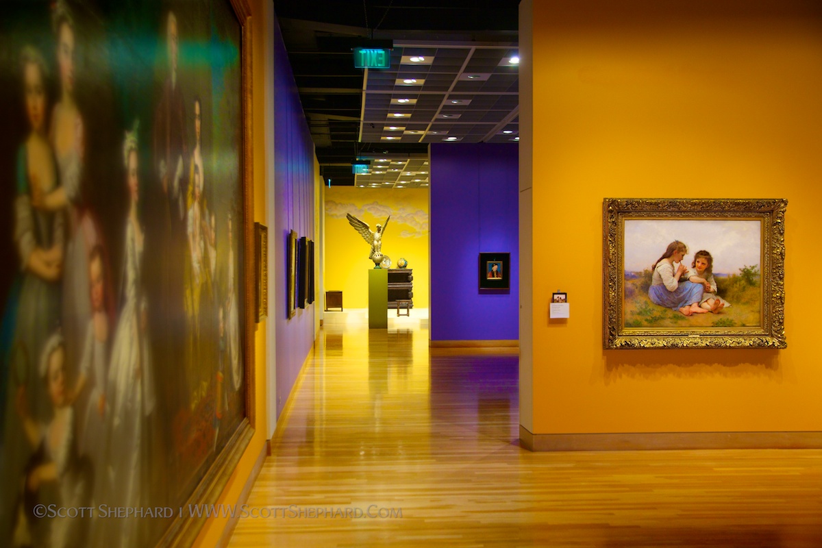 Gallery photo taken at the Denver Art Museum by Watertown, South Dakota, photographer Scott Shephard