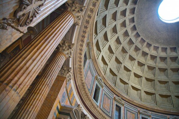 A photo of the Pantheon in Rome shot in 2007 by Watertown,SD, photographer Scott Shephard