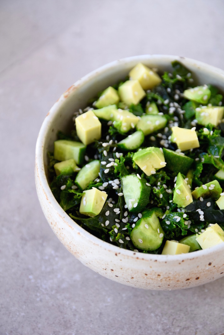 Green Superfood Salad {Paleo, Whole30, Vegan} 
