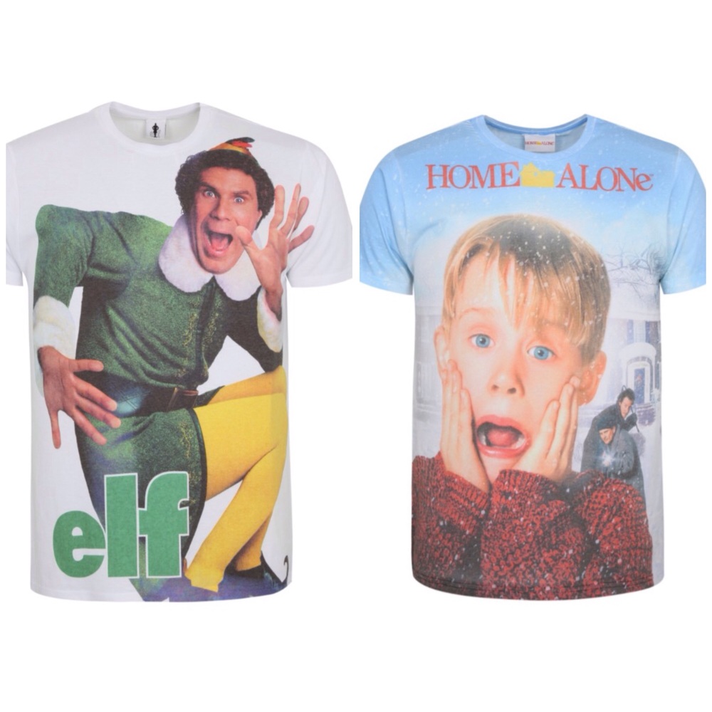 Home Alone and Elf Christmas T-shirts! Deck the Halls, & The Entire Family Out For Less at Asda ...