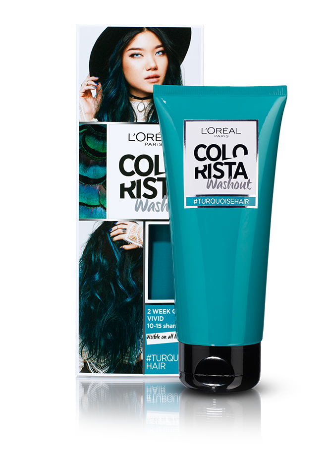 How To Get Dantdm Hair L Oreal Colorista Washout Vivids Turquoise