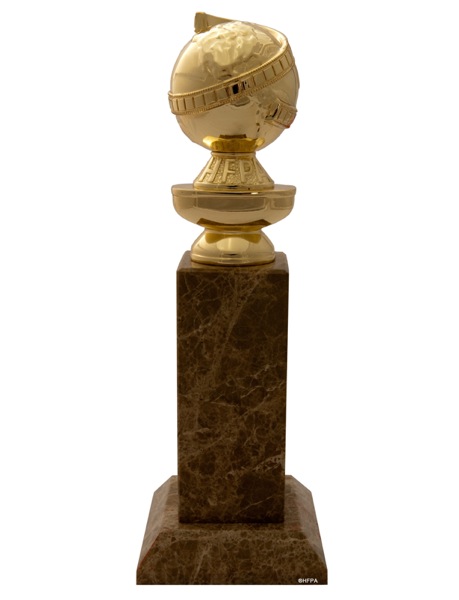 The Golden Globe trophy. Credit: Wikimedia Commons.