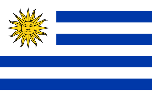 The flag of Uruguay. Credit: Wikimedia Commons.