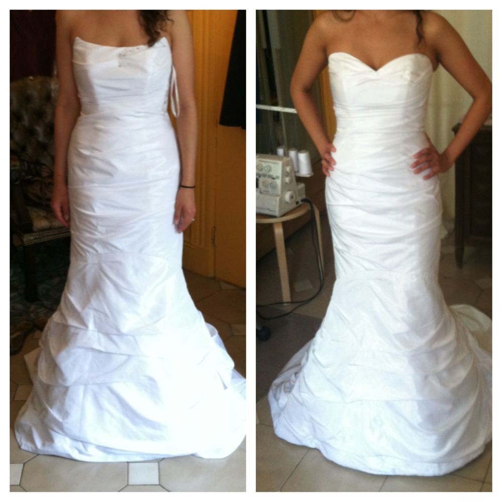 how to alter wedding dress