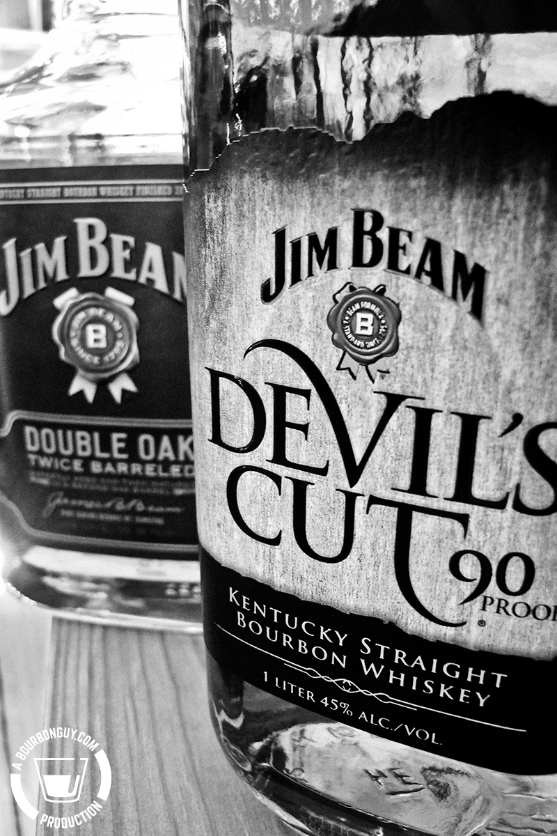 Bottom-Shelf Bourbon Brackets Beam Jim GUY 1, 2017, Jim Cut vs Oak Devil\'s — Double BOURBON Beam Round