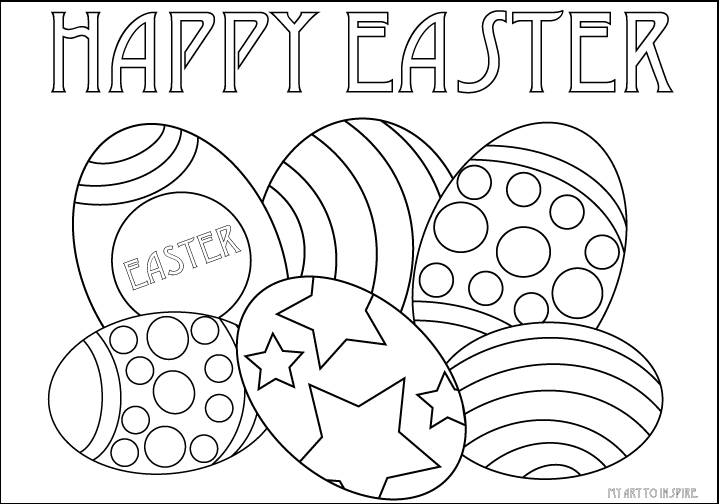 easter card coloring pages - photo #34