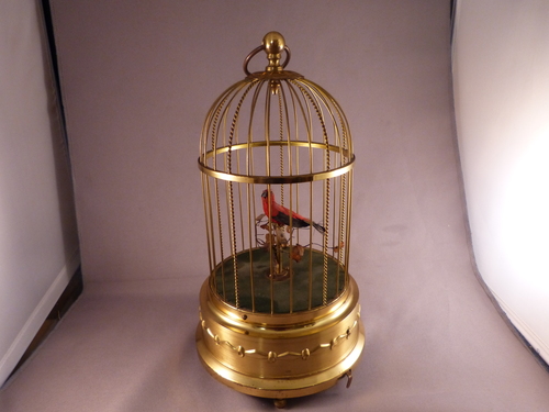Singing Bird Cage Music Box