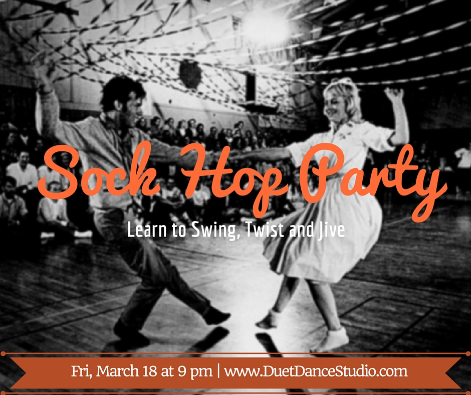 50s Sock Hop Party | Beginner East Coast Swing — Duet Dance Studio Chicago  | Ballroom Dance in Chicago