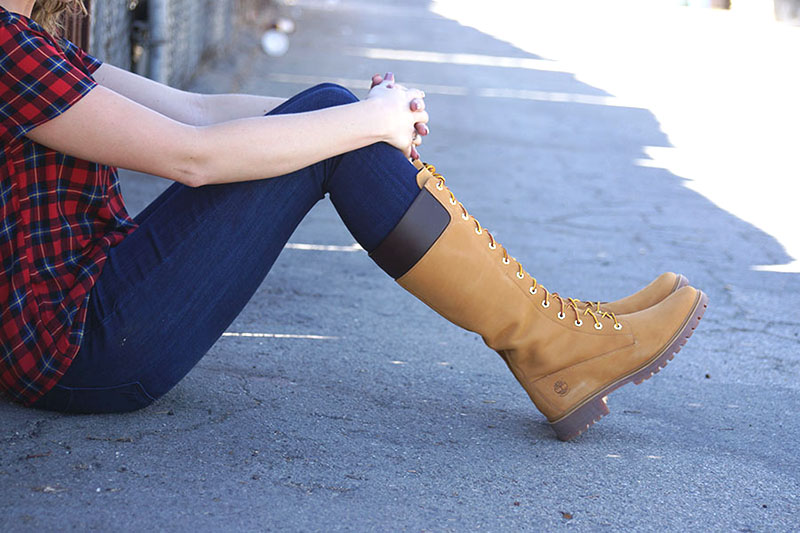women's 14 inch wheat timberland boots