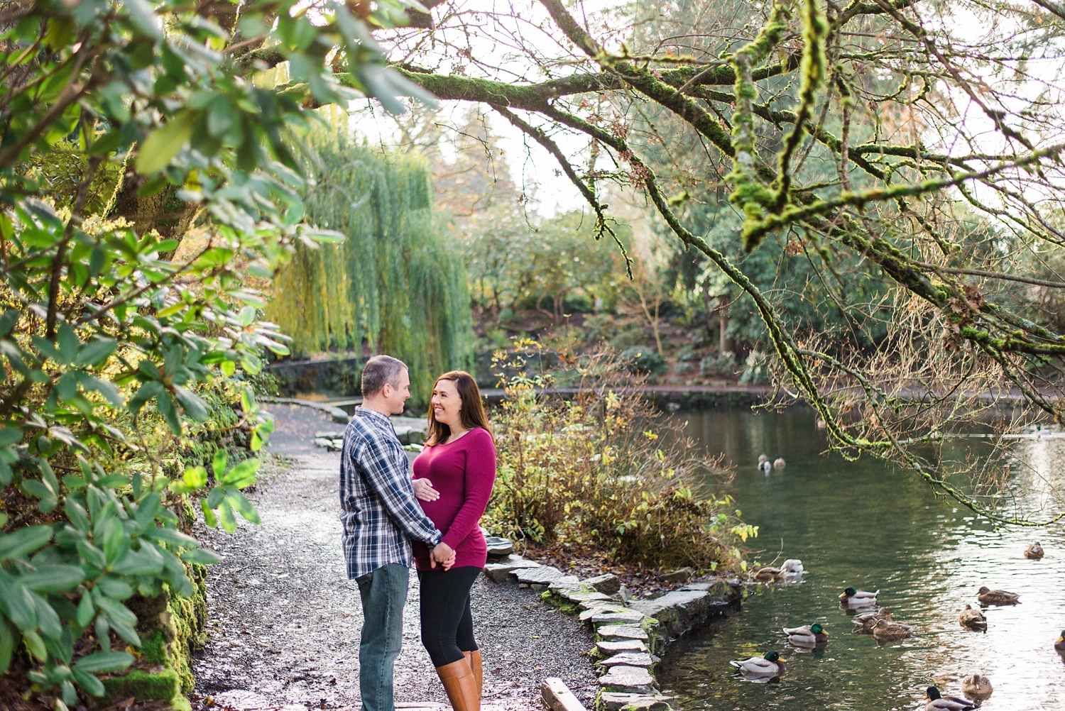 Crystal Springs Rhododendron Garden Maternity Session Portland