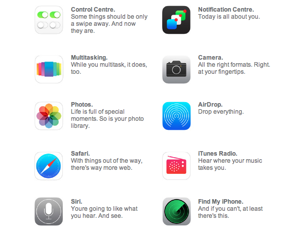 iOS 7, iStore