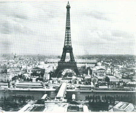 Figure 1: Eiffel Tower, Anonymous View of the Tower, 1889, photograph.