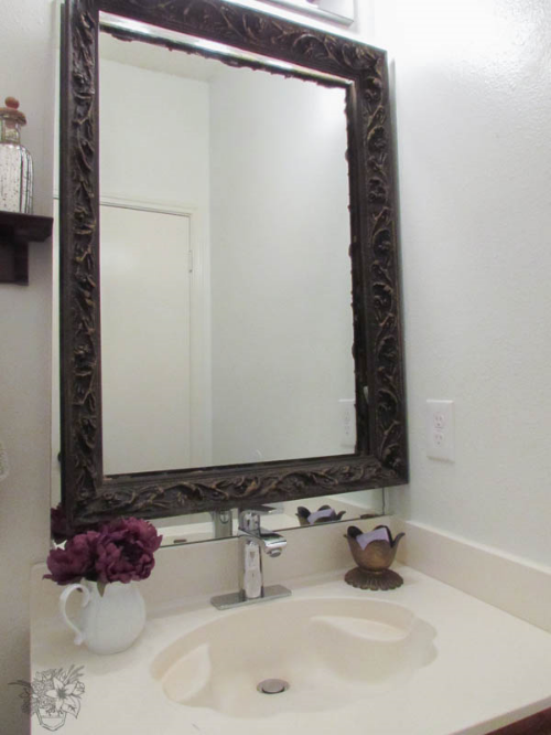 quick and easy frameless mirror upgrade