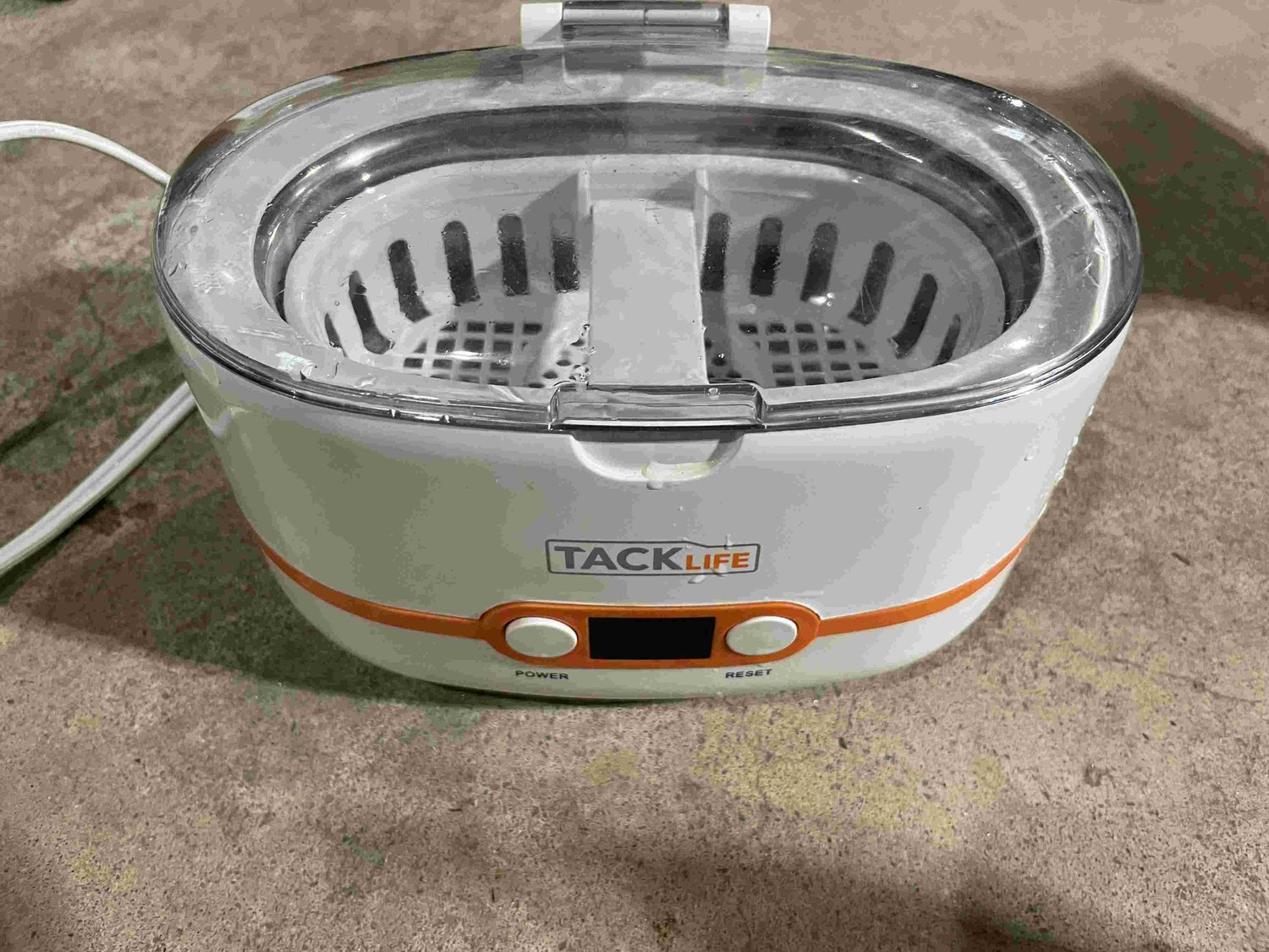 Tacklife 750ml Ultrasonic Stainless Steel Jewelry Cleaner - MUC03