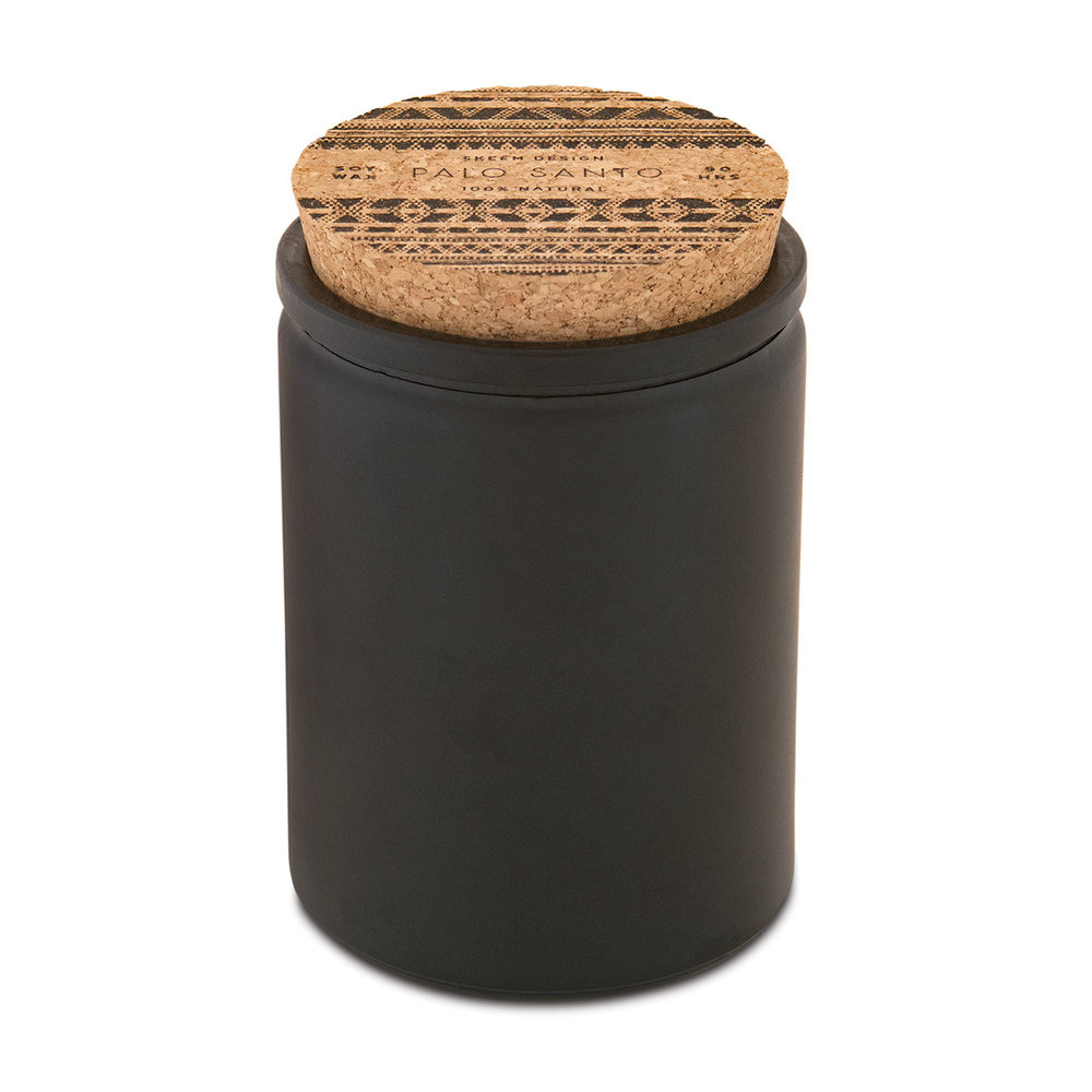 Healing in the woods Palo Santo scented candle Soy wax cruelty free vegan Metal and zinc free