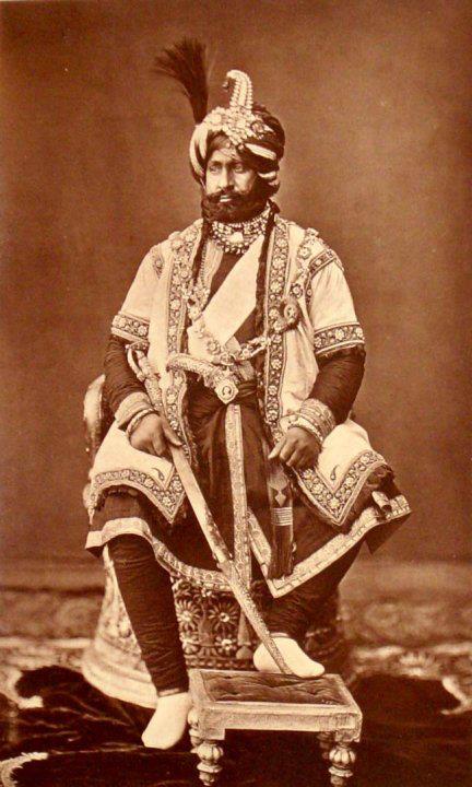 The Maharaja of Jammu & Kashmir. Royal India.